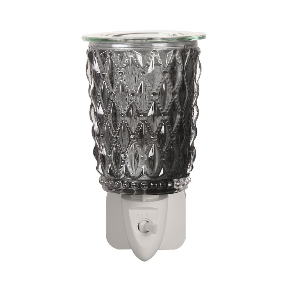 Aroma Black Cut Glass Plug In Wax Melt Warmer £13.04
